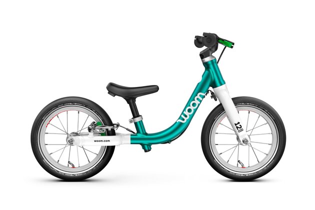 Odrážedlo WOOM GO 1 Metallic Turquoise