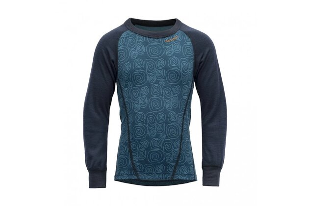 Dětské triko s dlouhým rukávem DEVOLD Duo Active Merino Flood
