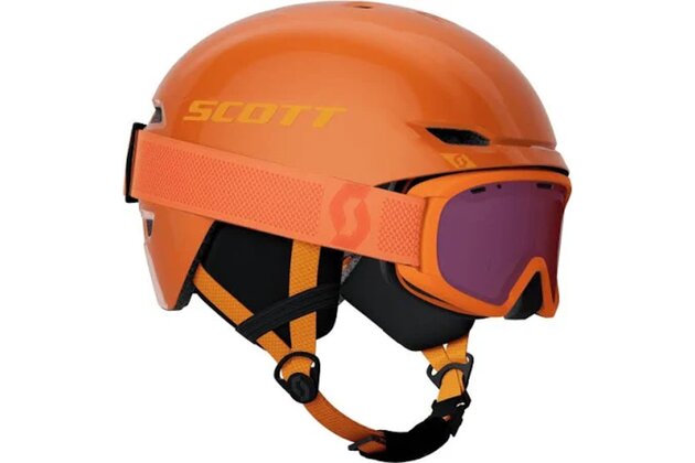 Dětská přilba SCOTT KEEPER 2+Google Jr Witty Orange