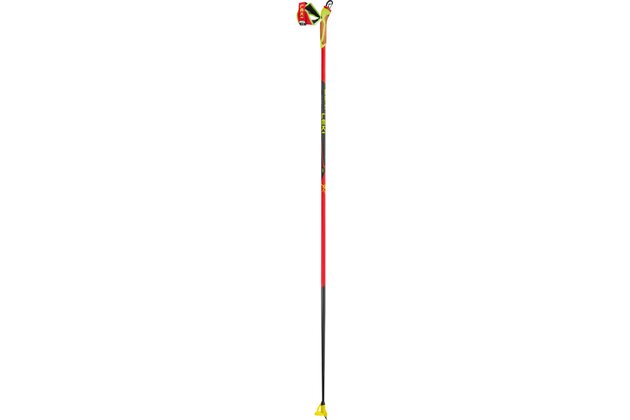 Hole LEKI HRC max FRT bright red-neonyellow-carbon structure