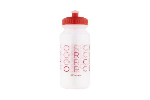 Láhev FORCE Enjoy 550 ml transparentní-červená