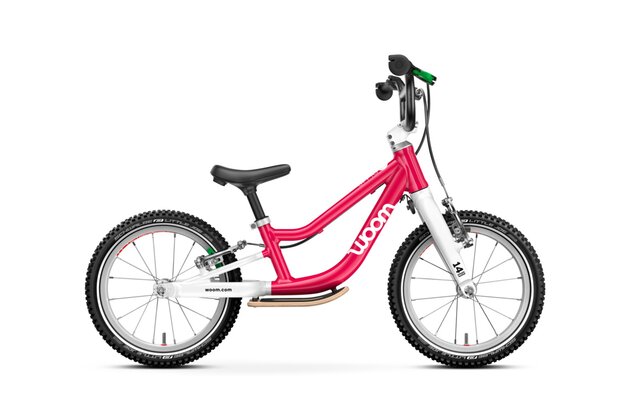 Odrážedlo WOOM GO 1 Plus Hot Pink