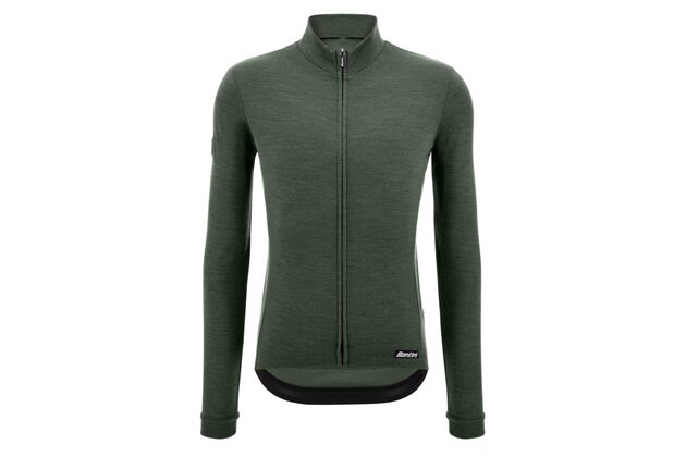 Dres s dlouhým rukávem SANTINI Impetus Zip Green