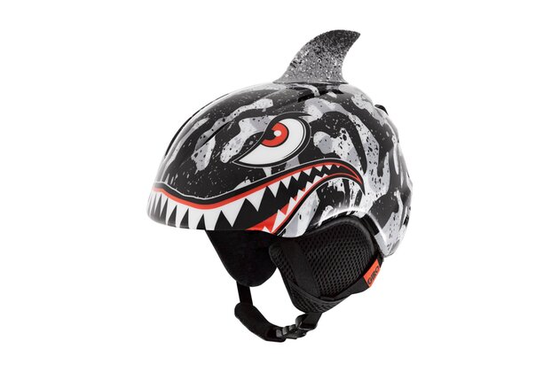 Přilba GIRO Launch Plus Black/Grey Tiger Shark