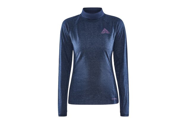 Dámské triko s dlouhým rukávem CRAFT ADV SubZ Wool 2 Dark Blue