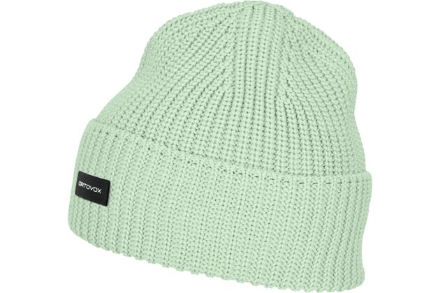 Čepice ORTOVOX Cozy Rib Beanie Green Acid