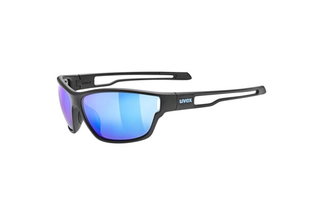 Brýle UVEX Sportstyle 806 Black Matt/Mir.Blue S3