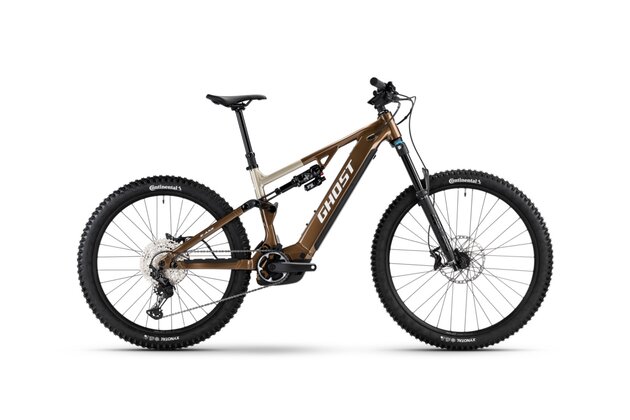 GHOST E-ASX Advanced Brown Bear/Stone Glossy