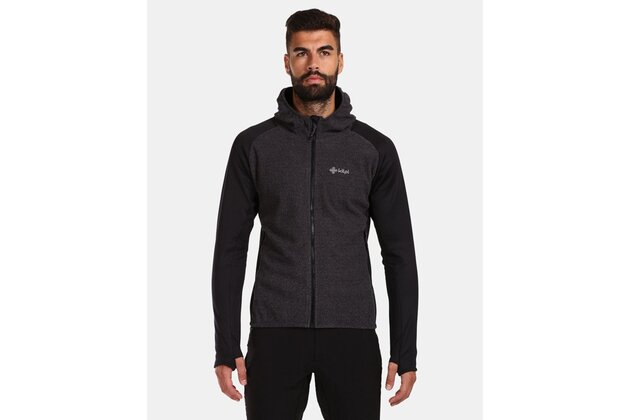 Hřejivá mikina s kapucí KILPI Versam Black