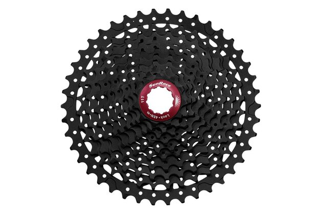 Kazeta SUNRACE MX3 Black/Red 10s
