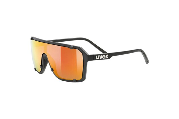 Brýle UVEX Esntl Epic Black Matt/Mirror Red