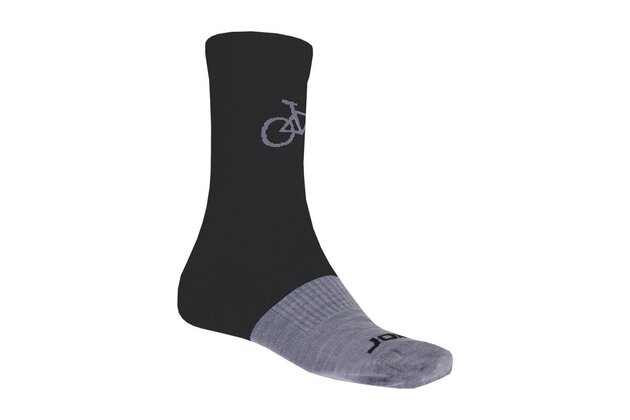 Ponožky SENSOR Tour Merino Black/Grey