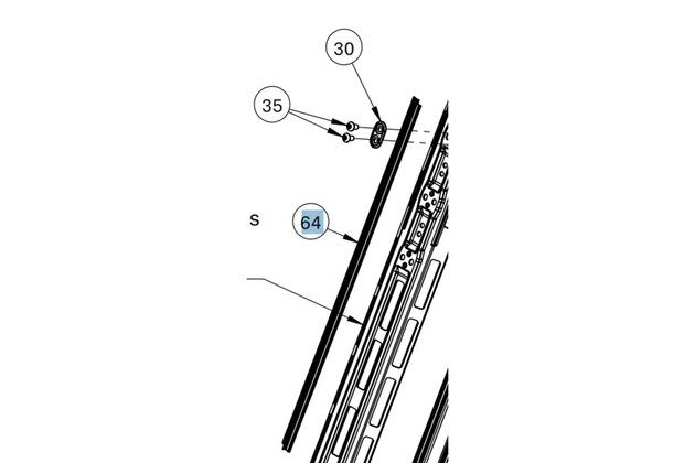NORCO Dt Cable Routing Channel 915500-039