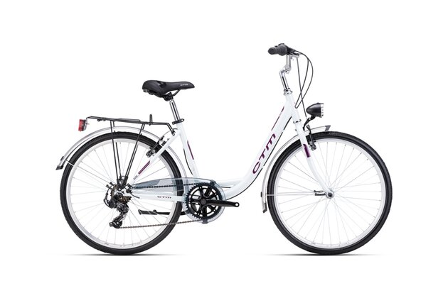 CTM Olivia 2.0 White Pearl/Dark Purple