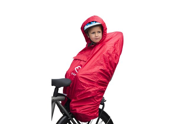 Pláštěnka s cyklosedačce HAMAX Rain Red