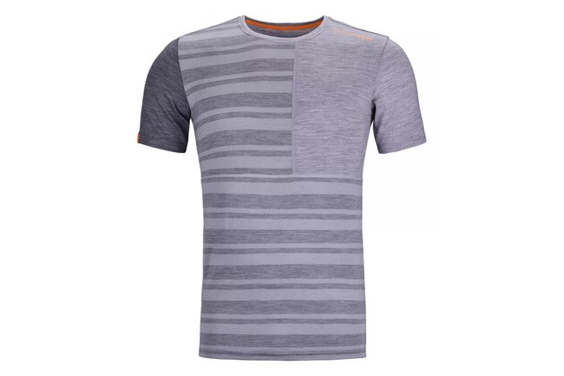 Triko ORTOVOX 185 Rock'N'Wool Grey Blend