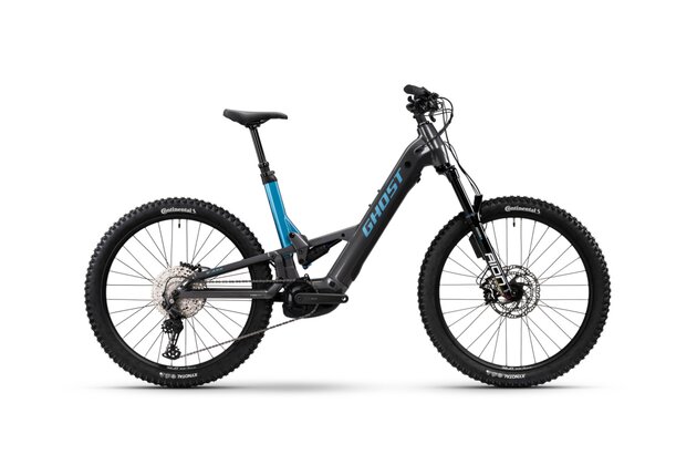 GHOST E-ASX ABS Low Shadowed Slate/Light Navy Blue Glossy