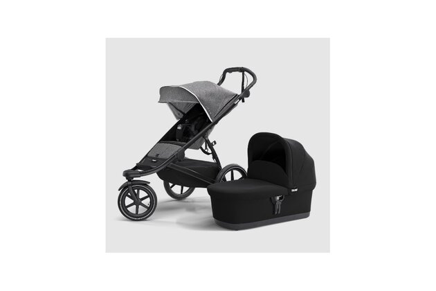 THULE Urban Glide 2 Black/Gray Melange+Bassinet