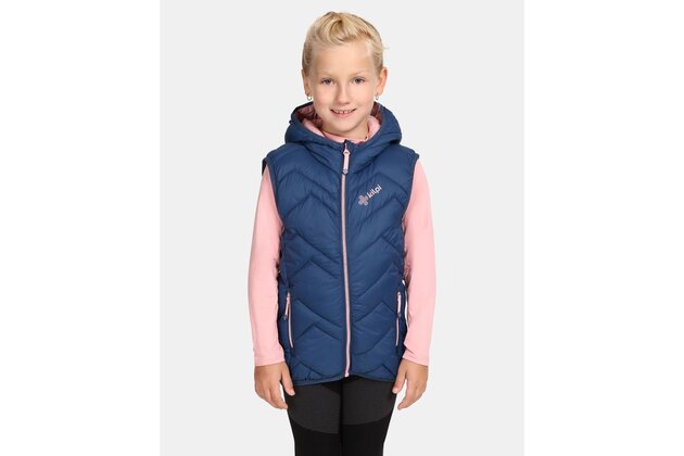 Dětská zateplená vesta KILPI Tommg Dark Blue