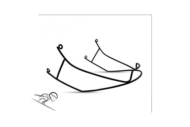 Chránič brady VOLA SL Kovový Black