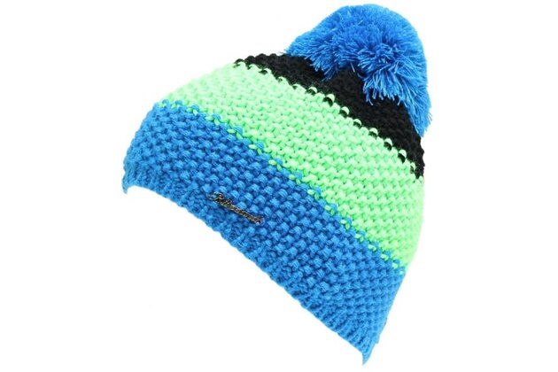 Čepice BLIZZARD Tricolor, black/green/blue W