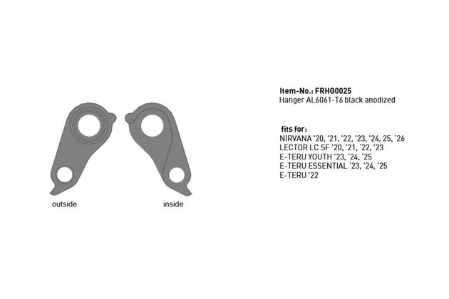 Patka rámu GHOST FRHG0025 Nirvana / Lector