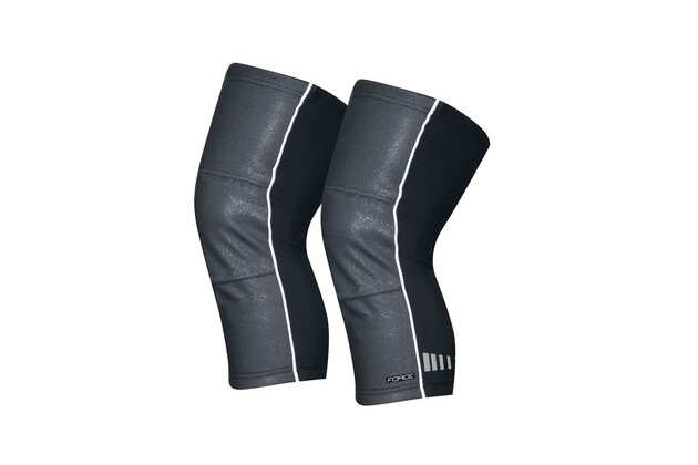 Návleky na kolena FORCE Wind-X Black