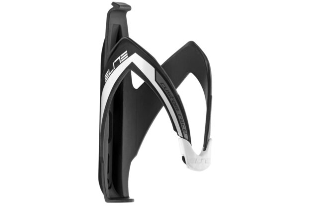 Košík na láhev ELITE Custom Race Matt Black/White
