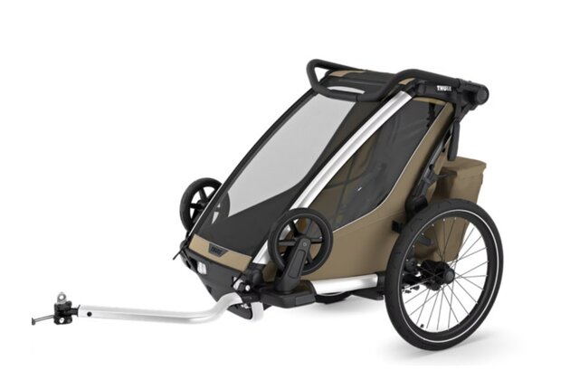 Dětský vozík THULE Chariot Cross 2 Single Light Khaki