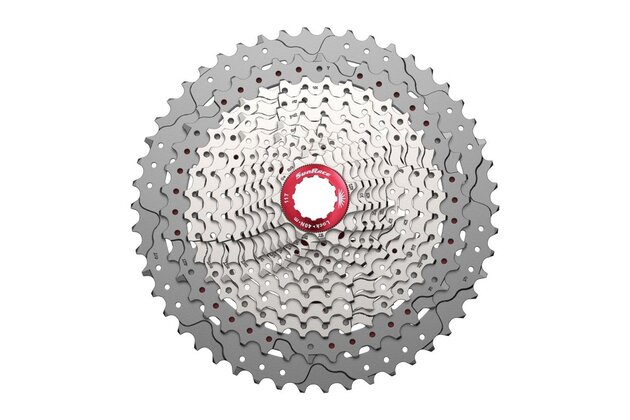Kazeta SUNRACE MZ9 Metallic/Red 12s 11/50