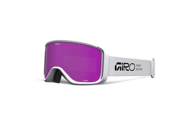 Brýle GIRO Sagen W White Stacked-Amber Pink/Yellow (2skla)