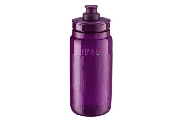 Láhev ELITE Fly Tex Clear/Purple 550ml