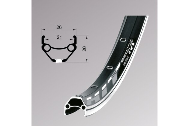Ráfek REMERX Hit 21 RX 4521 26"