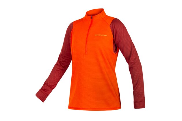 Dámský dres ENDURA SingleTrack Fleece Paprika