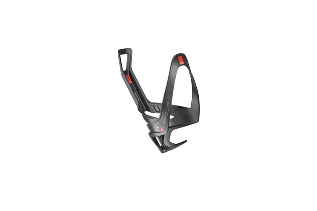 Košík na láhev ELITE Rocko Carbon Matt Black/Red