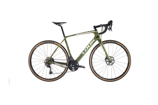 LOOK 765 Gravel Ekar 1x13 Green Matt White / Fulcrum Rapid Red 500