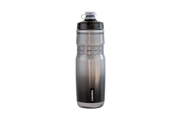 Thermo bottle PELLS Teneo 620 ml Black Fade/Grey Clear