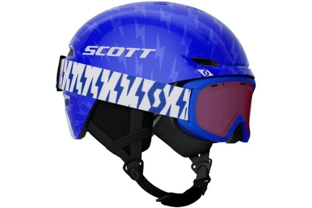 Dětská přilba SCOTT KEEPER 2+Google Jr Witty Royal Blue