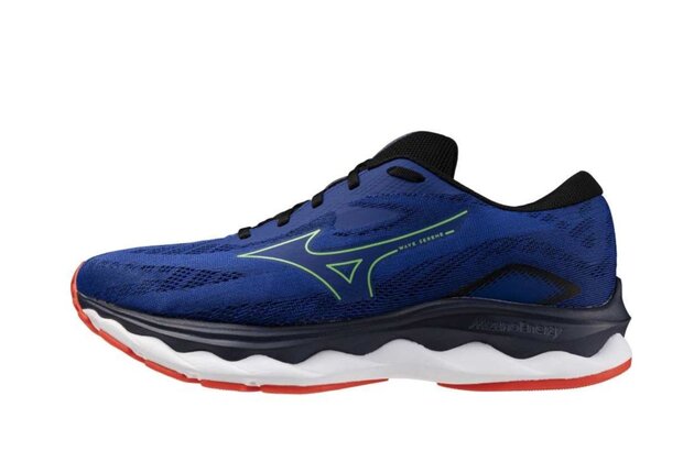 Běžecké boty Mizuno WAVE SERENE ReflexBluC GreenGecko MIZIgRed