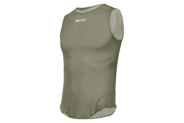 Unisex funkční tričko bez rukávů SANTINI Lieve Green