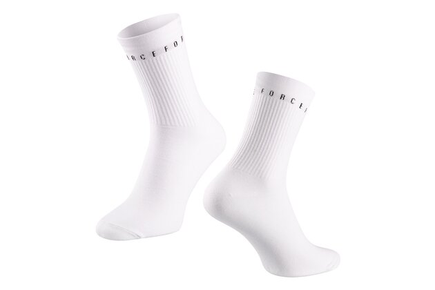 Ponožky FORCE Snap White