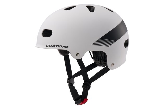 Dětská helma CRATONI C-Mate JR. White/Black Matt