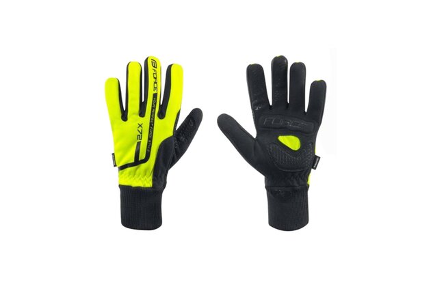 Zimní rukavice FORCE X72 Fluo