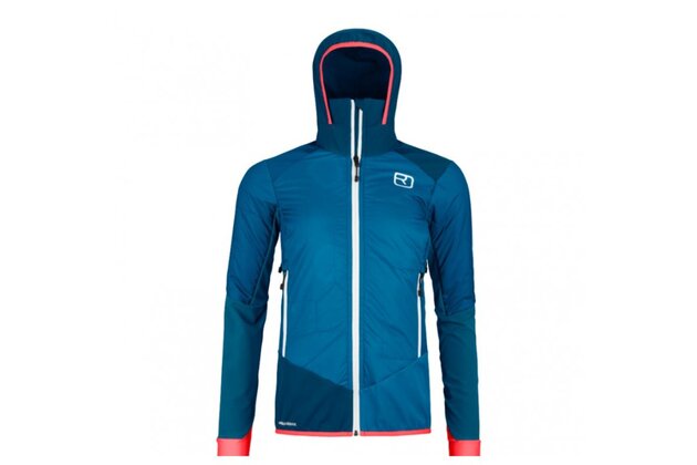 Dámská bunda ORTOVOX Col Becchei Hybrid Mountain Blue
