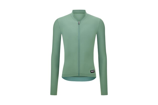 Unisex letní dres s dlouhým rukávem SANTINI RTR Light Green