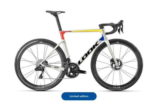 LOOK 795 Blade 2 RS Dura Ace Di2 Iconic Platinum White / Corima WS Evo