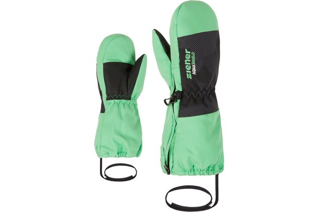 Rukavice ZIENER Levi AS Minis Magnet/Green