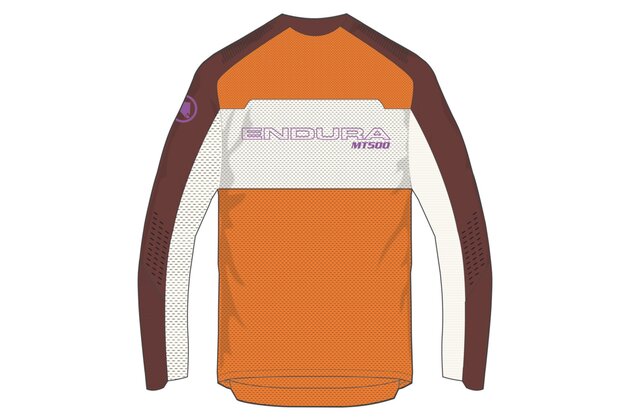 Dres s dlouhým rukávem ENDURA MT500 Burner Lite End Orange