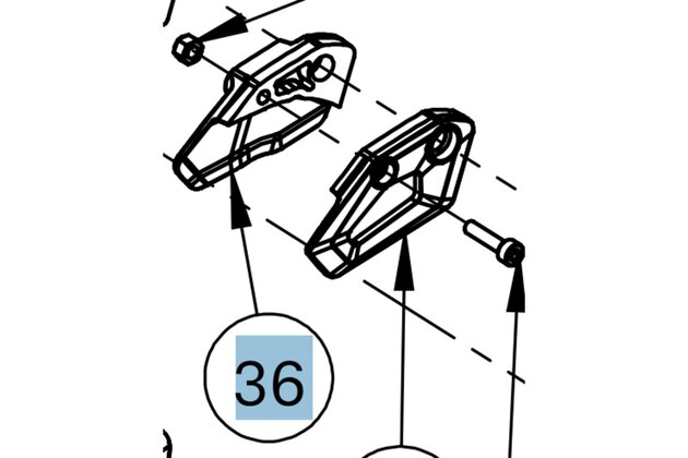 NORCO Chain Guide Inner Plate V2 914200-010-1