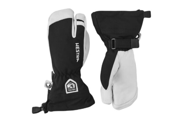 Dětské rukavice HESTRA Army Leather Heli Ski Jr. 3 finger